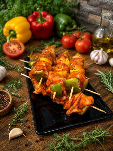 Brochettes de poulet