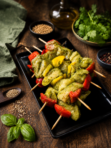 Brochettes de poulet