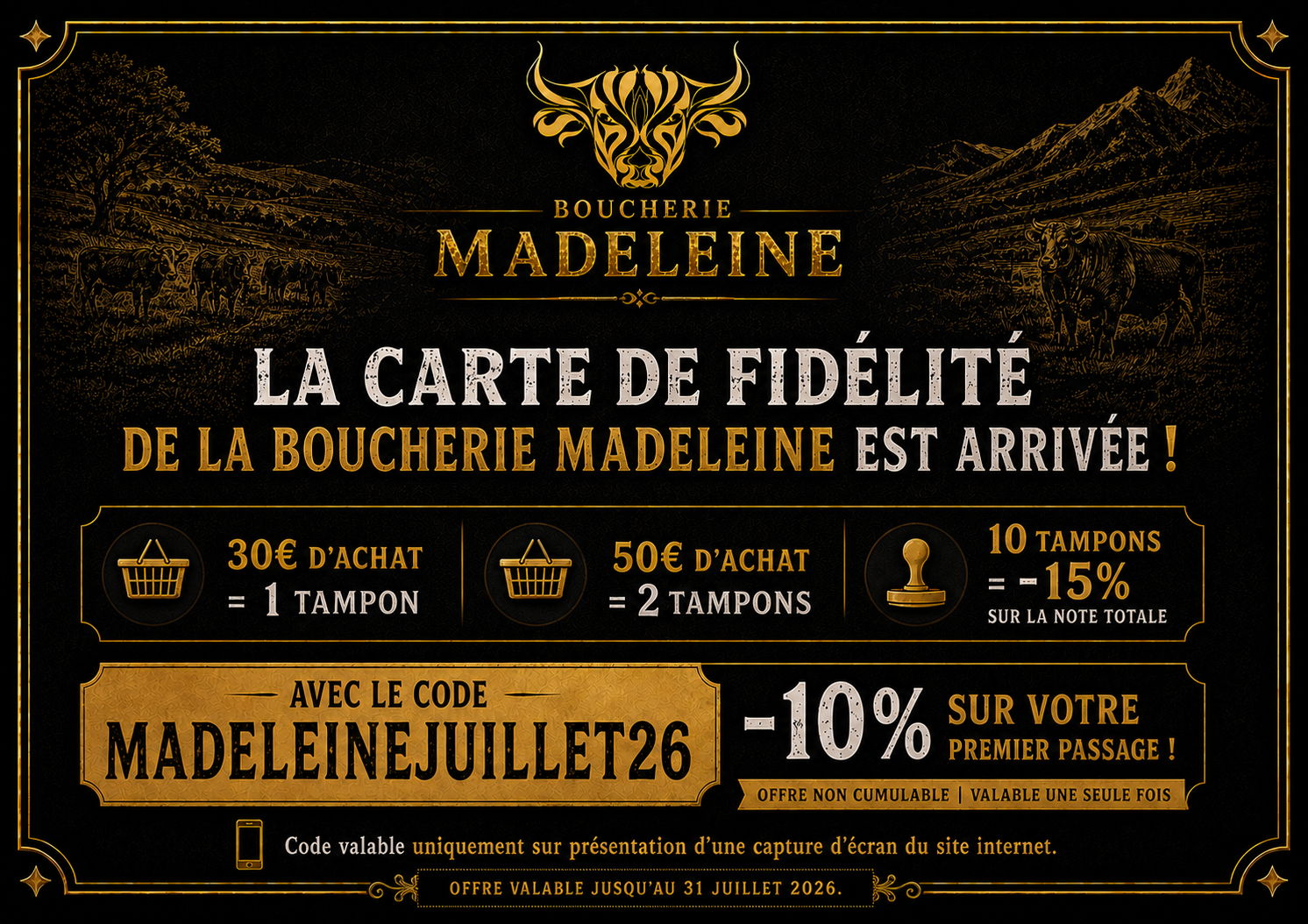 Carte de fidélité